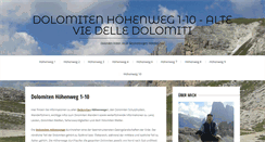 Desktop Screenshot of dolomiten-hoehenweg.net