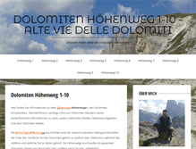 Tablet Screenshot of dolomiten-hoehenweg.net